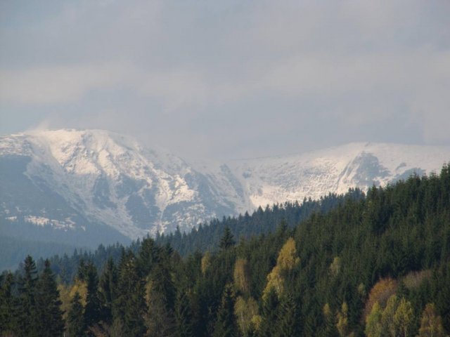 Panorama kolem Penzionu Dana